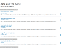 Tablet Screenshot of janedoethemovie.blogspot.com