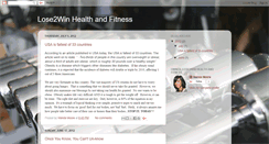 Desktop Screenshot of lose2winhealth.blogspot.com