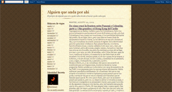 Desktop Screenshot of alguienqueanda.blogspot.com