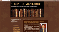Desktop Screenshot of legalcomentario.blogspot.com