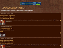 Tablet Screenshot of legalcomentario.blogspot.com