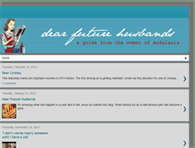 Tablet Screenshot of dearhusbands.blogspot.com