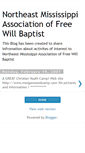 Mobile Screenshot of mississippi-free-will-baptist.blogspot.com