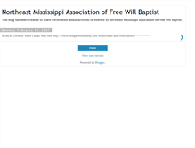 Tablet Screenshot of mississippi-free-will-baptist.blogspot.com