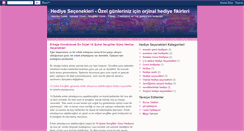 Desktop Screenshot of hediye-secenekleri.blogspot.com