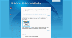 Desktop Screenshot of kucuksirlar-bolumizle.blogspot.com