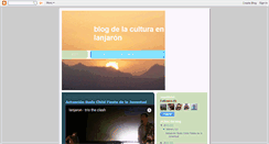 Desktop Screenshot of cultura-lanjaron.blogspot.com