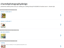 Tablet Screenshot of chantekphotographydesign.blogspot.com