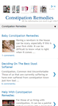 Mobile Screenshot of constipationremediesinfo.blogspot.com