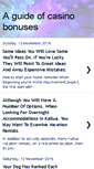 Mobile Screenshot of aguideofcasinobonuses.blogspot.com