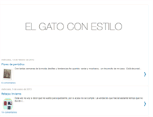 Tablet Screenshot of elgatoconestilo.blogspot.com