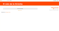Desktop Screenshot of elmondelaxirimita.blogspot.com