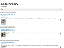 Tablet Screenshot of buildingordinary.blogspot.com