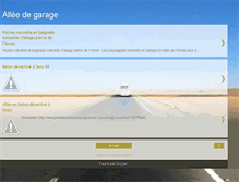 Tablet Screenshot of alleedegarage.blogspot.com