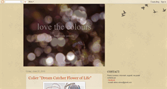 Desktop Screenshot of lovethecolours.blogspot.com