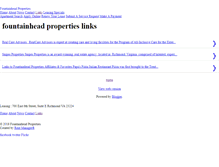 Tablet Screenshot of fountainheadlinks.blogspot.com
