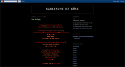 Desktop Screenshot of karlsruheistboese.blogspot.com
