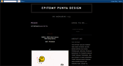 Desktop Screenshot of epitomypunyadesign.blogspot.com