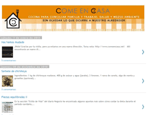 Tablet Screenshot of comeencasa.blogspot.com