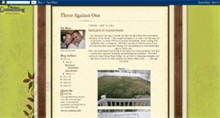 Desktop Screenshot of 3against-one.blogspot.com