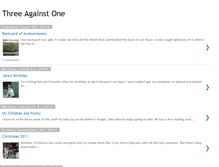 Tablet Screenshot of 3against-one.blogspot.com