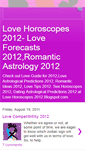 Mobile Screenshot of lovehoroscopes2012.blogspot.com