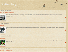 Tablet Screenshot of bio-timebaby.blogspot.com