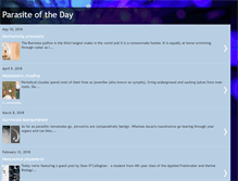 Tablet Screenshot of dailyparasite.blogspot.com