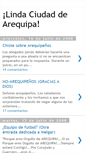 Mobile Screenshot of lindaciudaddearequipa.blogspot.com
