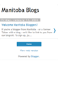 Mobile Screenshot of manitobablogs.blogspot.com