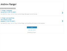 Tablet Screenshot of andrewranger.blogspot.com