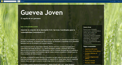 Desktop Screenshot of juventudguevea.blogspot.com