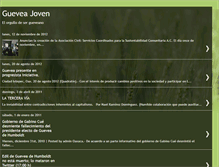 Tablet Screenshot of juventudguevea.blogspot.com