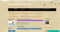 Desktop Screenshot of joaoelderenativafm.blogspot.com