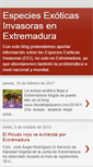 Mobile Screenshot of especiesinvasorasenextremadura.blogspot.com