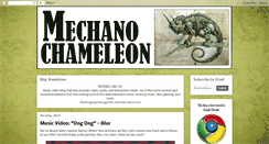 Desktop Screenshot of mechanochameleon.blogspot.com