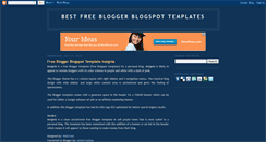 Desktop Screenshot of best-free-blogger-blogspot-templates.blogspot.com