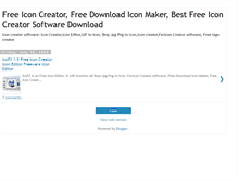 Tablet Screenshot of freeiconcreator.blogspot.com