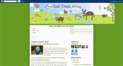 Desktop Screenshot of crookedcreekacres.blogspot.com