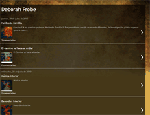 Tablet Screenshot of deborahprobe.blogspot.com