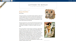 Desktop Screenshot of letterstoronan.blogspot.com