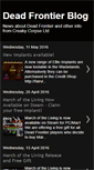 Mobile Screenshot of deadfrontierdev.blogspot.com
