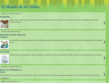 Tablet Screenshot of mundodninos.blogspot.com