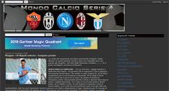 Desktop Screenshot of mondocalcioseriea.blogspot.com