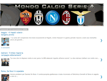 Tablet Screenshot of mondocalcioseriea.blogspot.com