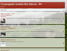 Tablet Screenshot of kehilah-itabunabahia.blogspot.com