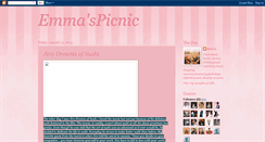 Desktop Screenshot of emmaspicnic.blogspot.com