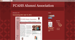 Desktop Screenshot of fcahsalumniassociation.blogspot.com