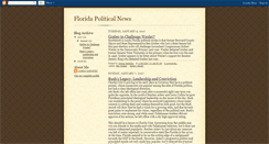 Desktop Screenshot of floridapoliticalnews.blogspot.com