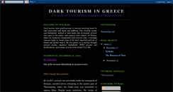 Desktop Screenshot of darktourism-greece.blogspot.com